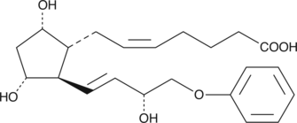 16-phenoxy tetranor Prostaglandin F2α  Chemical Structure