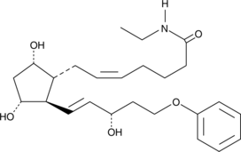 17-phenoxy trinor Prostaglandin F2α ethyl amide Chemical Structure