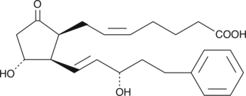 17-phenyl trinor 8-iso Prostaglandin E2  Chemical Structure