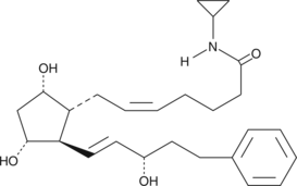 17-phenyl trinor Prostaglandin F2α cyclopropyl amide  Chemical Structure