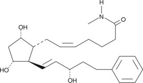 17-phenyl trinor Prostaglandin F2α methyl amide Chemical Structure