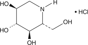 1-Deoxynojirimycin (hydrochloride)  Chemical Structure