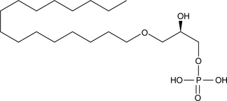 1-Hexadecyl Lysophosphatidic Acid 化学構造