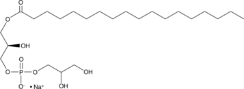 1-Stearoyl-2-hydroxy-sn-glycero-3-PG (sodium salt) Chemical Structure