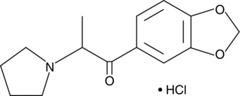 3,4-Methylenedioxy-α-Pyrrolidinopropiophenone (hydrochloride) Chemical Structure