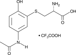3-Cysteinylacetaminophen (trifluoroacetate salt) Chemische Struktur