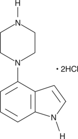4-(1-piperazinyl)-1H-Indole (hydrochloride) 化学構造