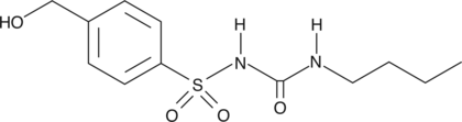 4-hydroxy Tolbutamide  Chemical Structure