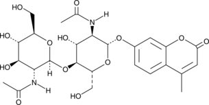 4-Methylumbelliferyl β-D-N,N'-diacetylchitobioside  Chemical Structure