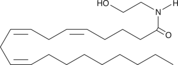 5(Z),8(Z),11(Z)-Eicosatrienoic Acid Ethanolamide 化学構造