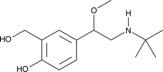 Albuterol methyl ether التركيب الكيميائي