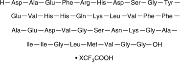 Amyloid-β (1-38) Peptide (trifluoroacetate salt) Chemische Struktur