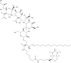 C6 Biotin Ganglioside GD3 (d18:1/6:0) Chemical Structure