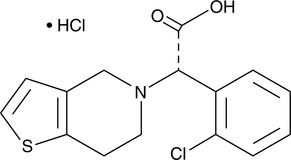 Clopidogrel Carboxylic Acid (hydrochloride) Chemische Struktur