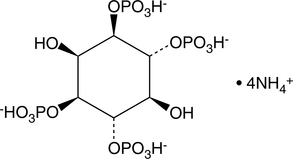 D-myo-Inositol-1,3,4,6-tetraphosphate (ammonium salt) 化学構造