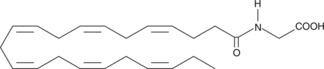 Docosahexaenoyl Glycine  Chemical Structure