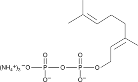 Geranyl Pyrophosphate (triammonium salt) التركيب الكيميائي