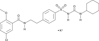 Glyburide (potassium salt) Chemische Struktur