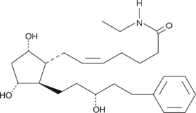 Latanoprost ethyl amide التركيب الكيميائي