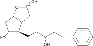 Latanoprost Lactol Chemical Structure
