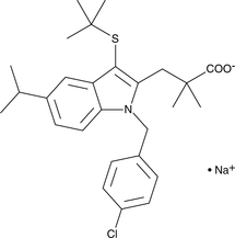 MK-886 (sodium salt)  Chemical Structure