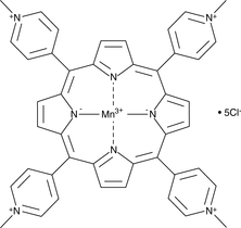 Mn(III)TMPyP Chemische Struktur