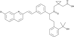 Montelukast Sulfoxide التركيب الكيميائي