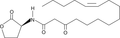 N-3-oxo-hexadec-11(Z)-enoyl-L-Homoserine lactone التركيب الكيميائي
