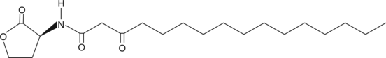 N-3-oxo-hexadecanoyl-L-Homoserine lactone التركيب الكيميائي