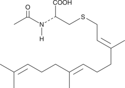 N-acetyl-S-farnesyl-L-Cysteine Chemical Structure