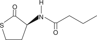 N-butyryl-L-Homocysteine thiolactone Chemische Struktur