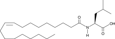 N-Oleoyl Leucine 化学構造