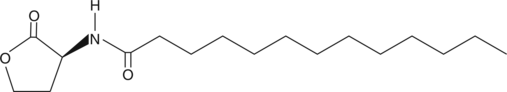 N-tridecanoyl-L-Homoserine lactone 化学構造