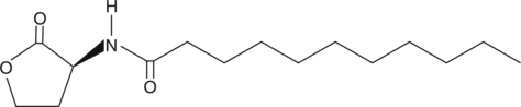 N-undecanoyl-L-Homoserine lactone التركيب الكيميائي