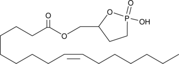 Palmitoleoyl 3-carbacyclic Phosphatidic Acid Chemical Structure