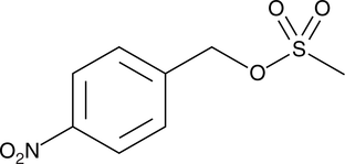 p-Nitrobenzyl mesylate Chemical Structure