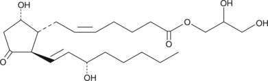 Prostaglandin D2-1-glyceryl ester  Chemical Structure