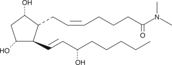 Prostaglandin F2α dimethyl amide  Chemical Structure