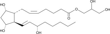 Prostaglandin F2α-1-glyceryl ester  Chemical Structure