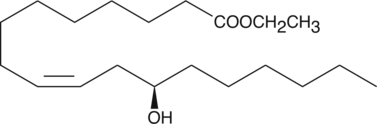 Ricinoleic Acid ethyl ester 化学構造