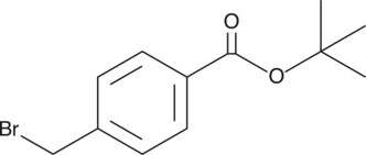 tert-butyl p-(bromomethyl) Benzoate 化学構造