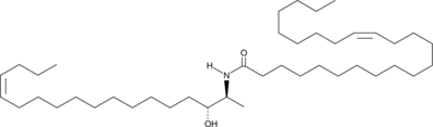 C24:1 1-Deoxyceramide (m18:1(14Z)/24:1) 化学構造