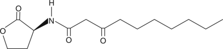 N-3-oxo-decanoyl-L-Homoserine lactone Chemical Structure