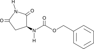 (S)-3-N-Cbz-amino-succinimide 化学構造