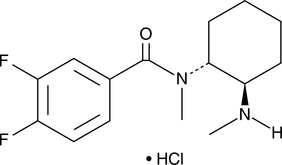3,4-difluoro-N-desmethyl U-47700 (hydrochloride) Chemical Structure