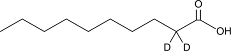 Decanoic Acid-d2 Chemical Structure