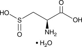 L-Cysteinesulfinic Acid (hydrate) 化学構造