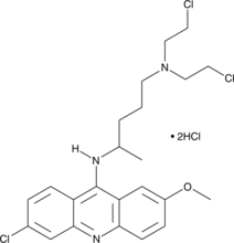 Quinacrine mustard (hydrochloride) Chemical Structure