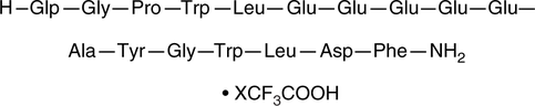 [Leu15]-Gastrin I amide (human) (trifluoroacetate salt) Chemical Structure