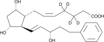 17-phenyl trinor Prostaglandin F2α-d4 Chemische Struktur